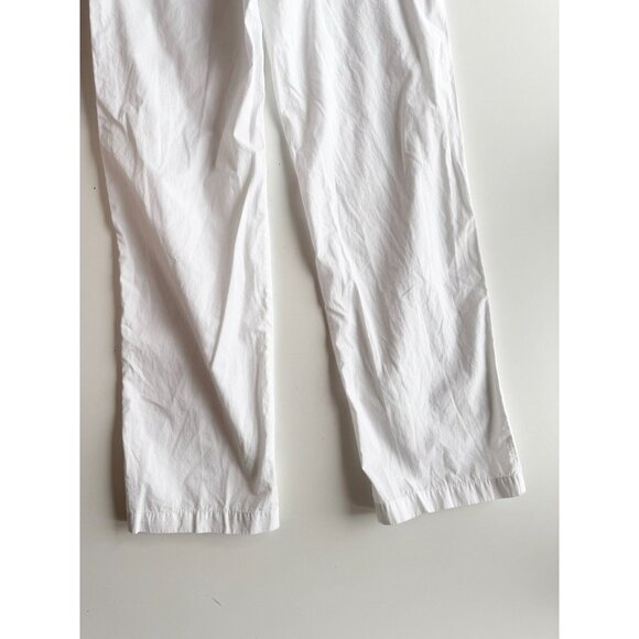 Aritzia WILFRED FREE Boardwalk White Cotton Poplin Pajama Pants, Size 2XS - Picture 7 of 15